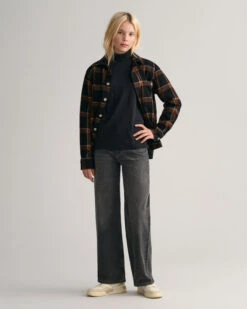 Teens Shield Turtleneck Long Sleeve Top -Cheap Gant Store time 1680178843 202302 905230 005 look fv 1