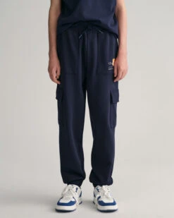 Teen Boys Contrast Shield Cargo Sweatpants -Cheap Gant Store time 1680179134 202302 911231 433 crmodel fv 4