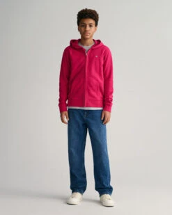 Teens Shield Zip Hoodie -Cheap Gant Store time 1680179185 202302 906876 615 look fv 1