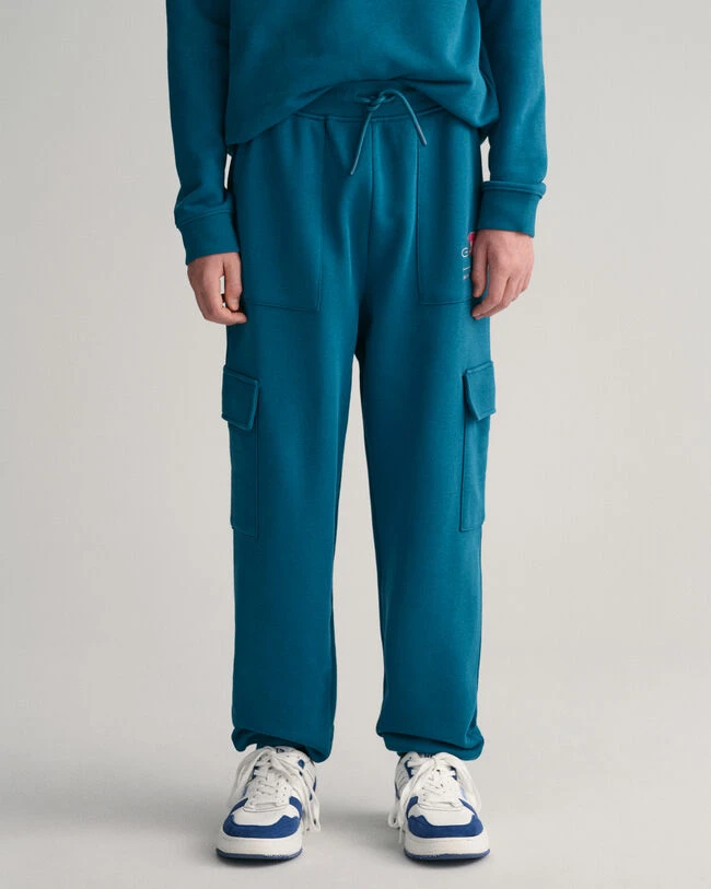 Teen Boys Contrast Shield Cargo Sweatpants 7 Teen Boys Contrast Shield Cargo Sweatpants - Image 5