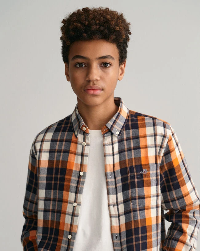 Teens Shield Shield Checked Shirt 5 Teens Shield Shield Checked Shirt - Image 3