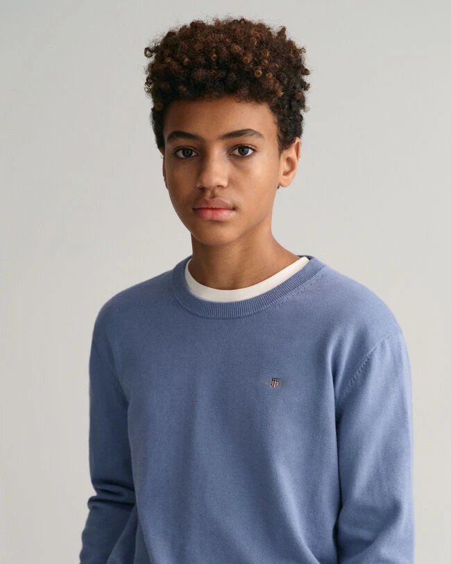 Teens Shield Classic Cotton Crew Neck Sweater 5 Teens Shield Classic Cotton Crew Neck Sweater - Image 3