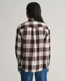 Teen Girls Relaxed Fit Checked Shirt -Cheap Gant Store time 1680179421 202302 631607 130 model bv 1