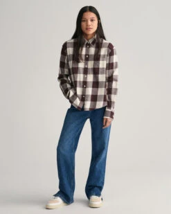 Teen Girls Relaxed Fit Checked Shirt -Cheap Gant Store time 1680179424 202302 631607 130 look fv 1