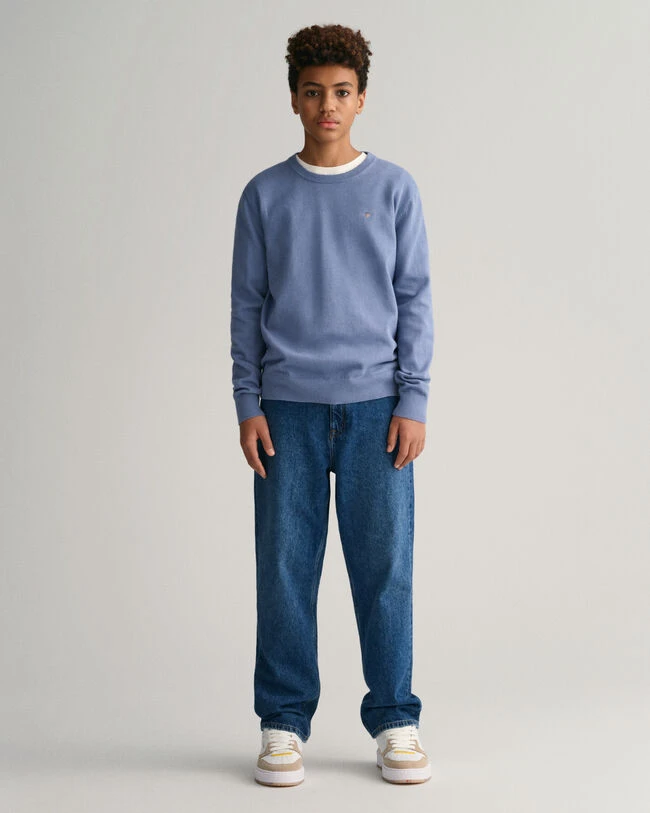 Teens Shield Classic Cotton Crew Neck Sweater 6 Teens Shield Classic Cotton Crew Neck Sweater - Image 4