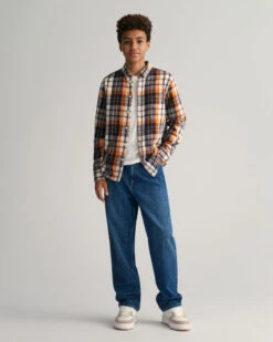 Teens Shield Shield Checked Shirt 14 Teens Shield Shield Checked Shirt -Cheap Gant Store time 1680179438 202302 930472 201 look fv 1