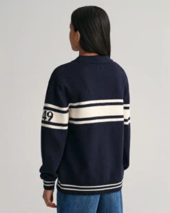 Teen Girls GANT Varsity Cardigan -Cheap Gant Store time 1680179705 202302 684045 433 model bv 1