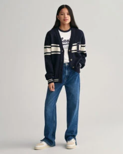Teen Girls GANT Varsity Cardigan -Cheap Gant Store time 1680179709 202302 684045 433 look fv 1