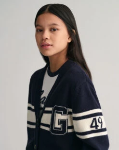 Teen Girls GANT Varsity Cardigan -Cheap Gant Store time 1680179724 202302 684045 433 crmodel fv 2