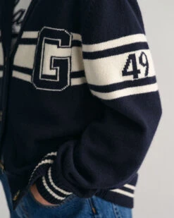 Teen Girls GANT Varsity Cardigan -Cheap Gant Store time 1680179742 202302 684045 433 crmodel fv 3