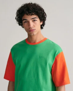 Contrast Sleeve T-Shirt -Cheap Gant Store time 1680182107 202302 2003190 337 crmodel fv 1