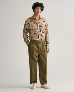 Oversized Paisley Lyocell Shirt -Cheap Gant Store time 1680183032 202302 3230139 725 look fv 1