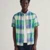 Regular Fit Madras Short Sleeve Shirt -Cheap Gant Store time 1680184539 202302 3230135 337 model fv 1
