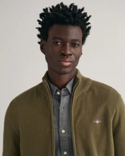 Casual Cotton Zip Cardigan -Cheap Gant Store time 1680184857 202302 8030164 301 crmodel fv 1