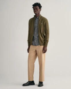 Casual Cotton Zip Cardigan -Cheap Gant Store time 1680184871 202302 8030164 301 look fv 1