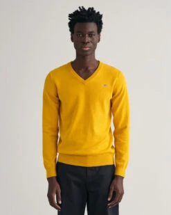 Classic Cotton V-Neck Sweater