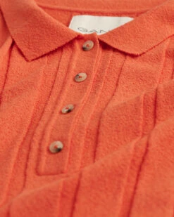 Terry Cloth Rib Polo Dress -Cheap Gant Store time 1680724805 202302 4502067 852 detail fv 1