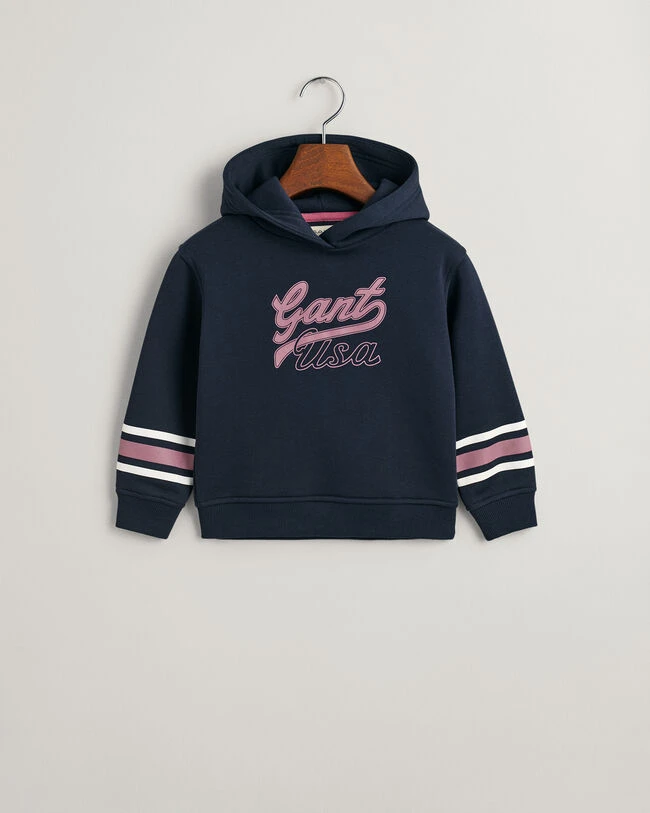 Girls GANT USA Cropped Hoodie 8 Girls GANT USA Cropped Hoodie - Image 6
