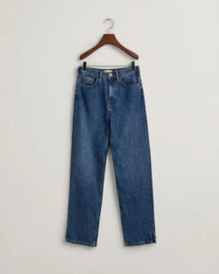 Teen Girls Straight Leg Slit Hem Jeans -Cheap Gant Store time 1681388146 202302 610028 980 flat fv 1