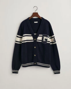 Teen Girls GANT Varsity Cardigan -Cheap Gant Store time 1681388714 202302 684045 433 flat fv 1