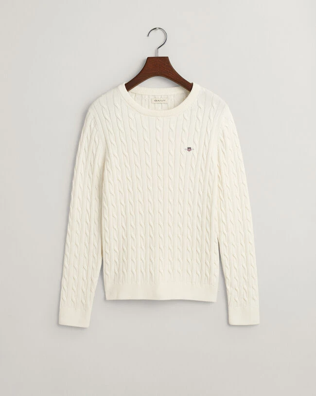 Teen Girls Shield Cotton Cable Knit Sweater 7 Teen Girls Shield Cotton Cable Knit Sweater - Image 5
