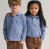 Kids Shield Long Sleeve Piqué Polo Shirt -Cheap Gant Store time 1681730106 202302 802547 438 model fv 1