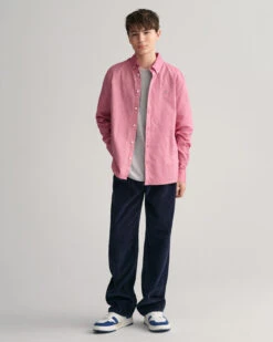 Teens Shield Oxford Shirt -Cheap Gant Store time 1681764324 202302 930470 615 look fv 1