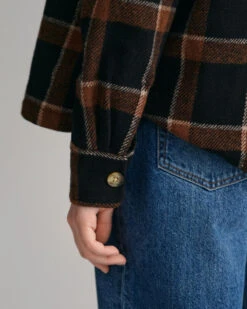 Teens Shield Checked Overshirt -Cheap Gant Store time 1681764609 202302 930473 005 crmodel fv 2