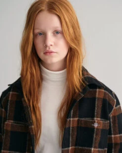 Teens Shield Checked Overshirt -Cheap Gant Store time 1681764621 202302 930473 005 crmodel fv 1