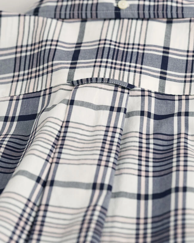 Regular Fit Checked Poplin Short Sleeve Shirt 5 Regular Fit Checked Poplin Short Sleeve Shirt - Image 3