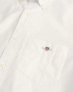 Regular Fit Micro Dot Poplin Short Sleeve Shirt -Cheap Gant Store time 1682590808 202302 3230144 110 detail fv 1